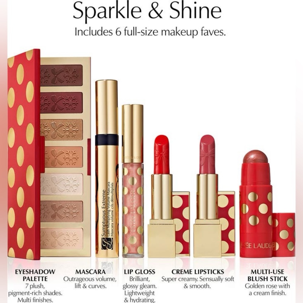 Estée Lauder 12-Pc. Holiday Blockbuster Beauty Gift Set ~ Glow (Warm) ~ New! - Picture 8 of 16
